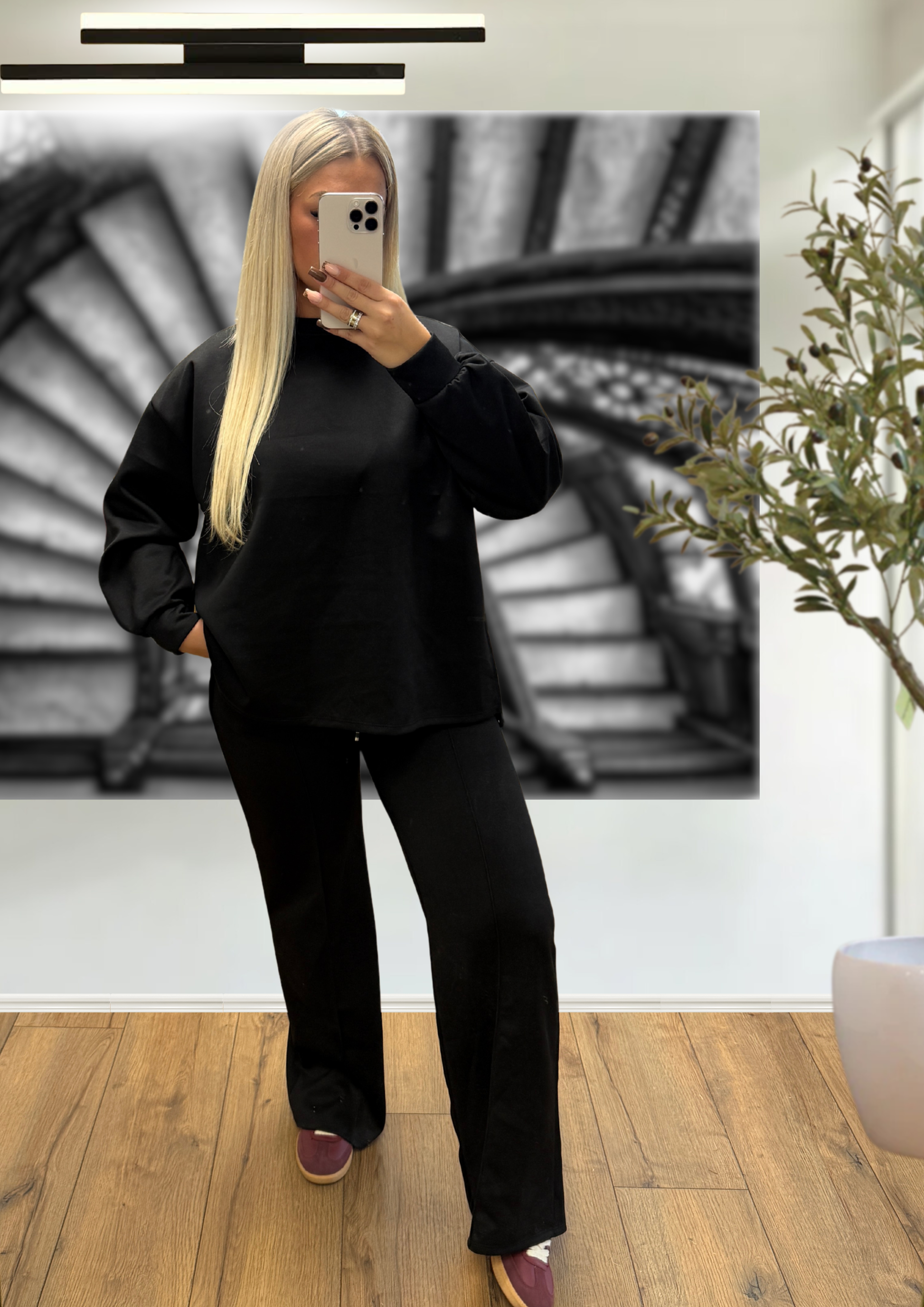 ENSEMBLE OVERSIZE NOIR