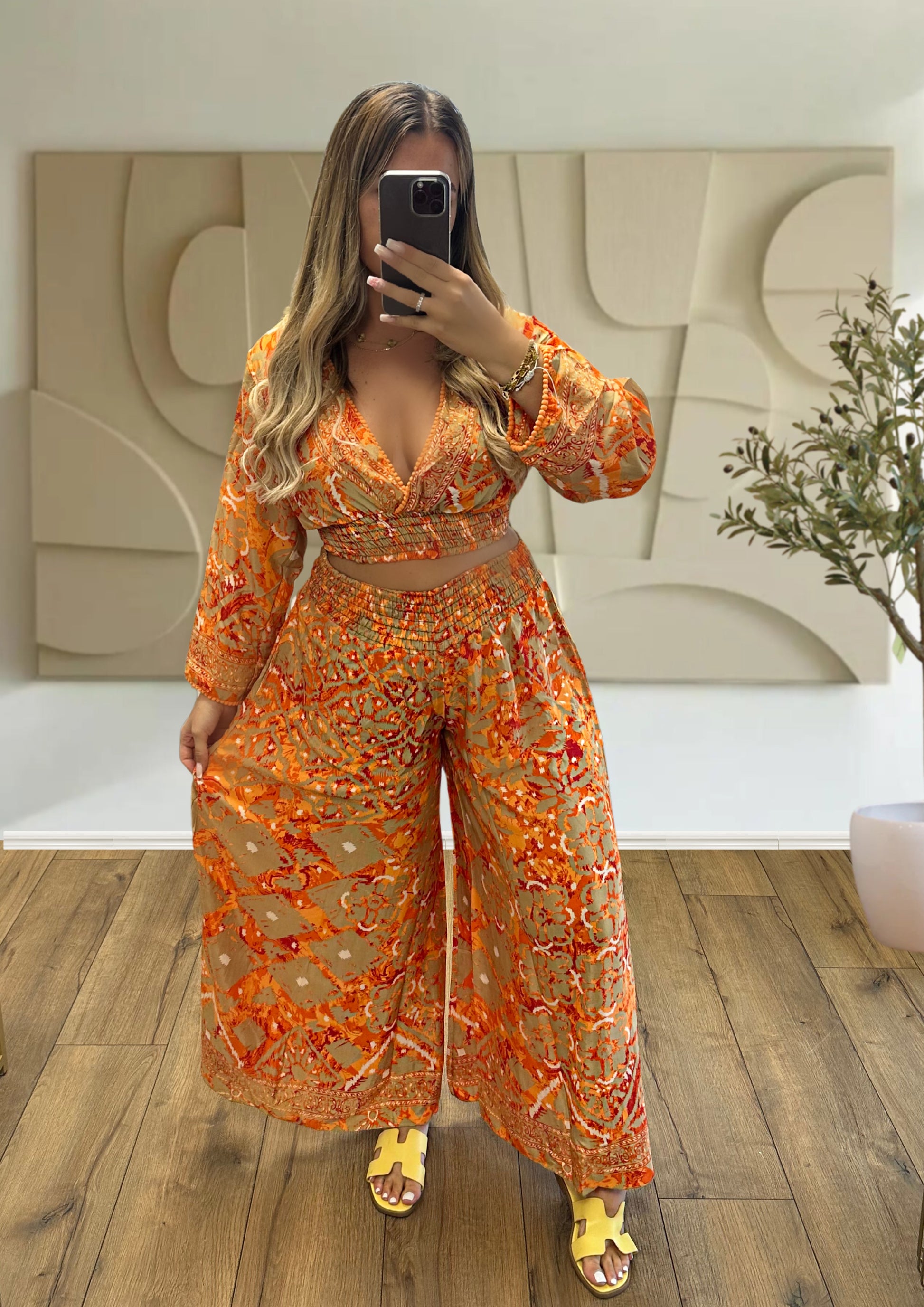 ENSEMBLE BOHÈME ISÉA ORANGE