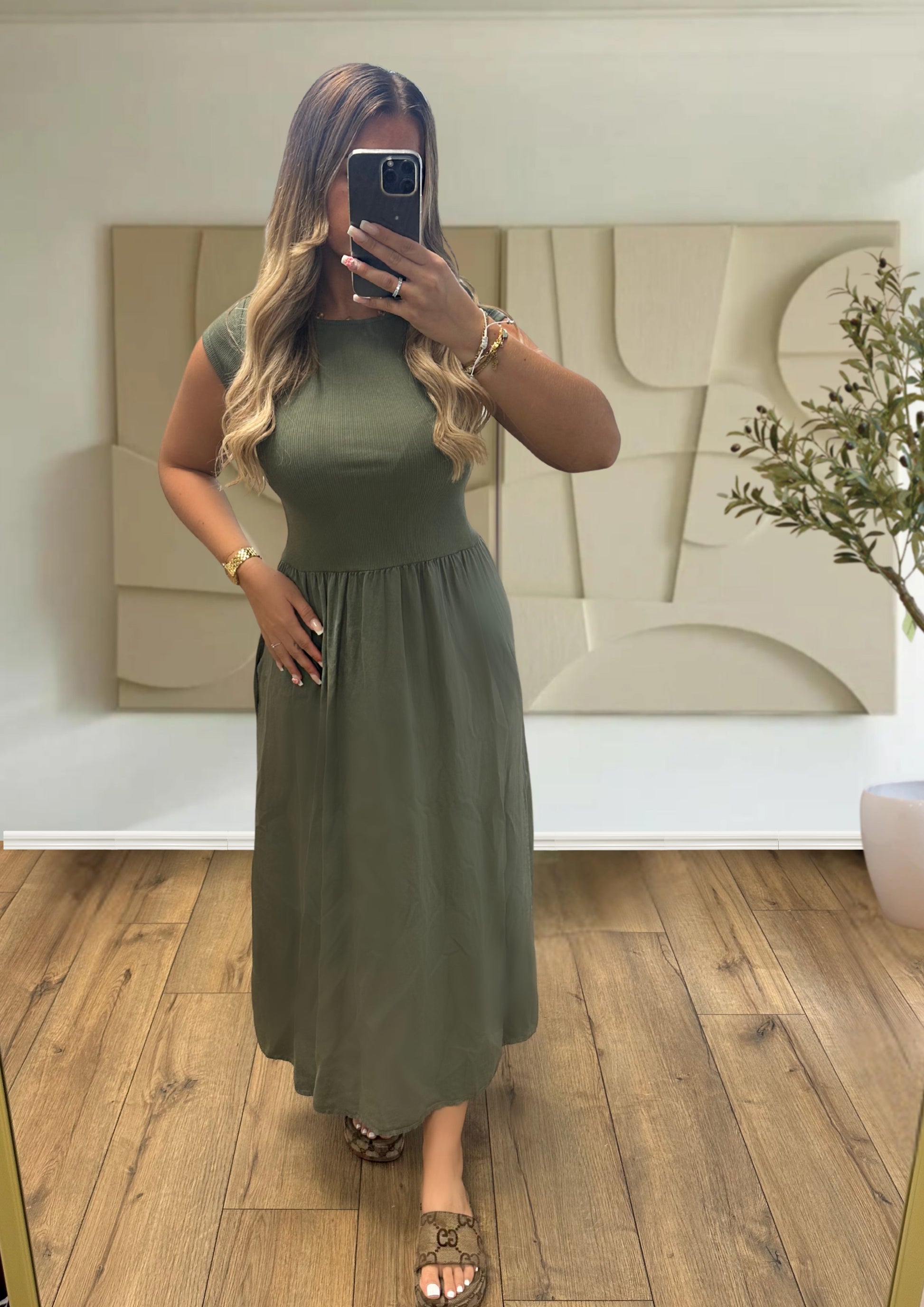 ROBE T-SHIRT BEIGE